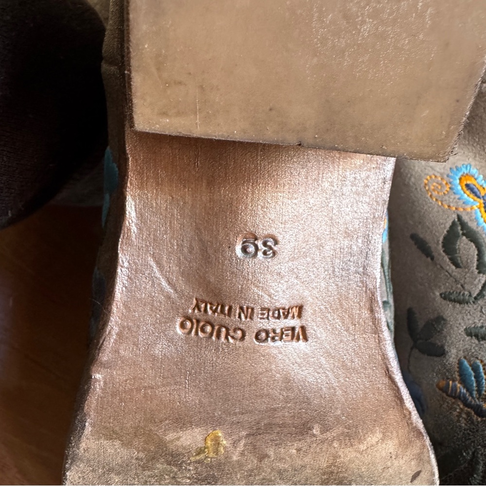 Strategia Roxana embroidered leather, cowboy boot, the shoebox, vero cuioio, 39 - Picture 8 of 16